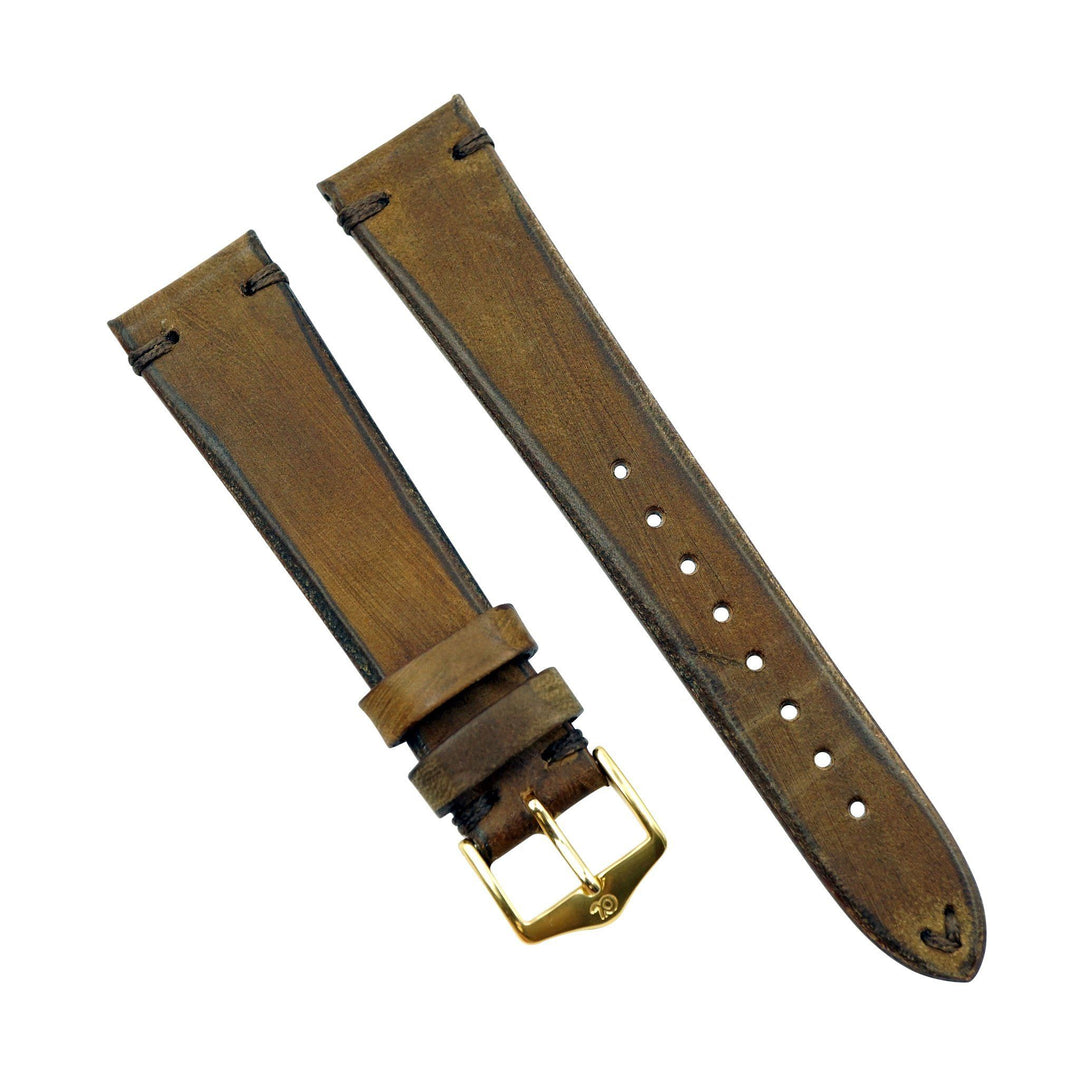 Vintage Aged Leather Handmade in Italy image