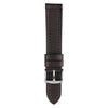 Heavy Stitched Leather Lined with soft neutral colored Leather Watch Strap image