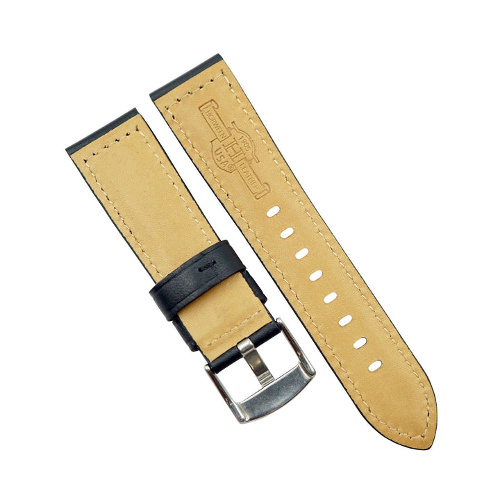 Horween Leather Panerai Style Thick Padding Watch Strap image