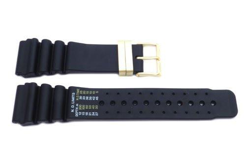 Genuine Citizen Black Rubber Aqualand 24mm Watch Band 59 L7321 Total Watch Repair