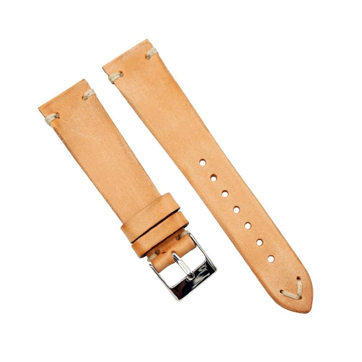 Rustic Vintage Italian Leather Handmade Watchband image
