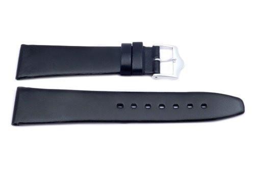 Black Genuine Calfskin Movado Style Watch Band Total Watch