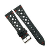 Vintage Classic Leather Handmade in Italy Racing Watch Strap image
