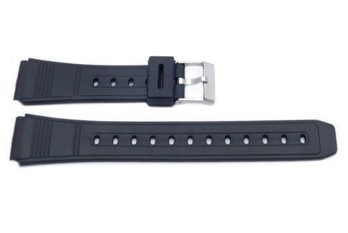 Black Casio Style 18mm Watch Strap P3023