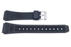 Black Casio Style Databank Watch Strap