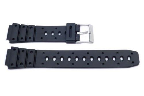 Black Casio Style 17mm Watch Band P3037