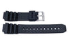 Black Casio Style 16mm Watch Strap P3041
