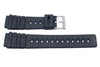 Black Casio Style 20mm Watch Band P3043