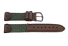 Swiss Army Light Brown and Olive 16mm Watch Strap