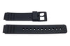 Black Resin Casio Style 16mm B-Y006 Watch Strap