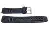 Black Resin Casio Style 17mm B-Y007 Watch Band