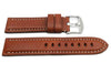 Hadley Roma Tan Genuine Vegetable Tanned Leather Panerai Style Watch Strap