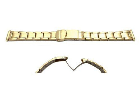 Hadley Roma Ladies Gold Tone Watch Bracelet