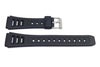 Black Resin Casio Style B-Y014 Watch Strap
