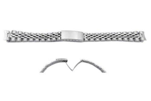 Hadley Roma Ladies Silver Tone Stainless Steel Watch Bracelet