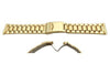 Genuine Hadley Roma Mens Style Gold Tone Watch Bracelet