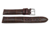 Hadley Roma Brown Mens Genuine Selected Alligator Watch Band