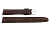 Hadley Roma Long Brown Mens Water Resistant Genuine Leather Watch Band