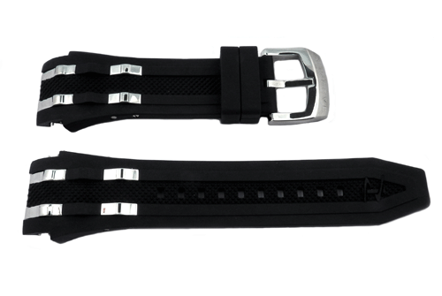 Crafter Blue - Cinturino in gomma nera per Seiko skx007 SKx009 SKx171 SKx173 SKx175 Crafter Blue - Cinturino in gomma nera per Seiko skx007 SKx009 SKx171 SKx173 SKx175