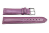 Hadley Roma Ladies 18mm Purple Genuine Leather Watch Strap (Clearance)
