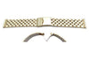 Hadley Roma Mens Gold Tone Sport Style Watch Bracelet
