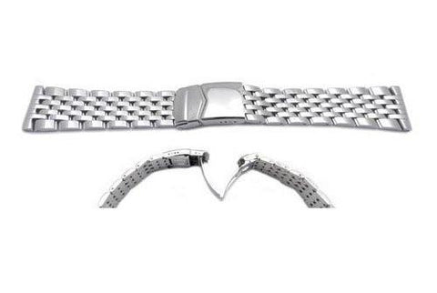 Hadley Roma Mens 22mm Stainless Steel Watch Bracelet
