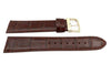 Genuine Citizen Eco-Drive Brown 20mm Textured Leather Watch Strap