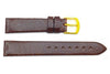 Hadley Roma Genuine Brown Java Lizard Leather Short Watch Band