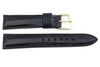 Hadley Roma Short Black Genuine Teju Lizard Hypo Allergenic 18mm Watch Band