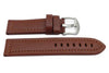 Hadley Roma Panerai Style Tan Genuine Leather Wide Watch Band