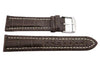 Hadley Roma Brown Alligator Grain Breitling Style Watch Band