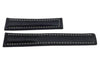 Hadley Roma Black Alligator Grain Breitling Style Deployant Leather Watch Strap