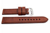 Hadley Roma Genuine Saddle Leather Tan Extra Heavy Padded Watch Band