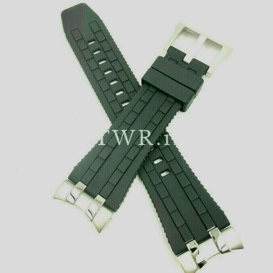 Original Citizen Skyhawk 4-S106061 / JY8051-08E Black Rubber Watch Band Strap image