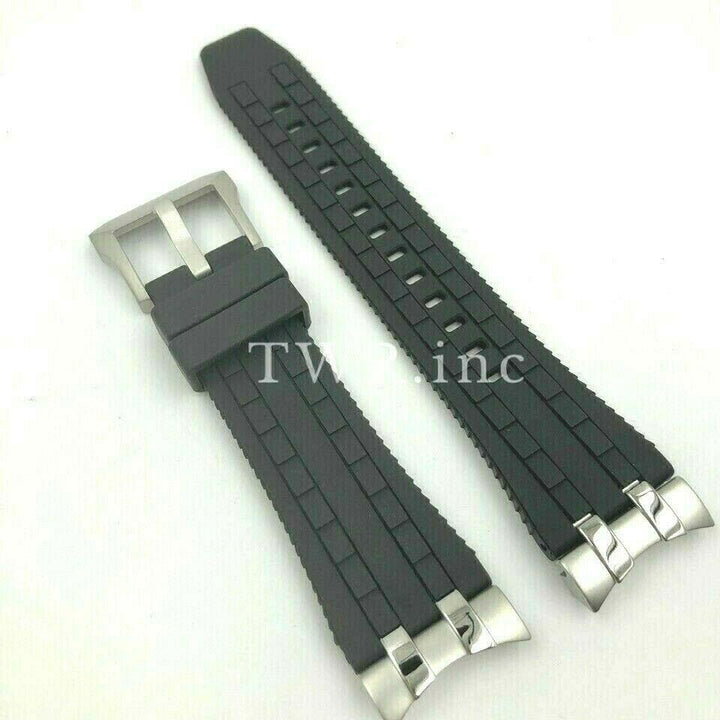 Original Citizen Skyhawk 4-S106061 / JY8051-08E Black Rubber Watch Band Strap image