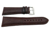Hadley Roma Brown Mens Genuine Textured Leather Watch Strap