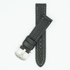 Black Vegetable Tanned Leather Watch Strap image