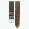 Brown Vegetable Tanned Leather Watch Band image