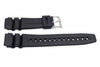 Timex 19mm Black Rubber Performance Sport Watch Band