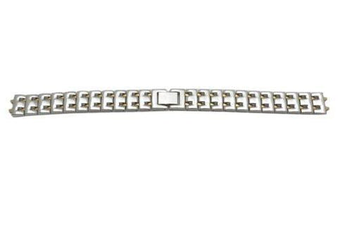 Pulsar Dual Tone Stainless Steel Buckle Clasp 12mm Watch Bracelet