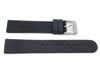 Genuine Swiss Army Black Rubber 17mm Maverick II Series Watch Strap