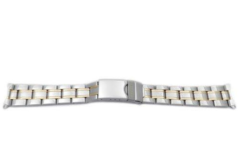 Swiss Army Dual Tone 16mm Stainless Steel Officer's Series Watch Bracelet