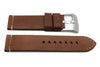 Genuine Smooth Leather Anti-Allergic Brown Panerai Watch Strap