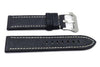 Genuine Textured Leather Anti-Allergic Black Panerai Watch Band