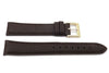 Genuine Textured Leather Anti-Allergic Brown Watch Band