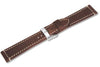 Genuine Swiss Army AirBoss Large Brown Leather Strap