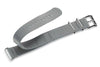 Genuine Swiss Army Large Grey Nylon •À_NATO•À_ Style Watch Strap