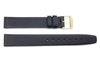 Genuine Movado 15mm Black Smooth Glove Leather Watch Strap
