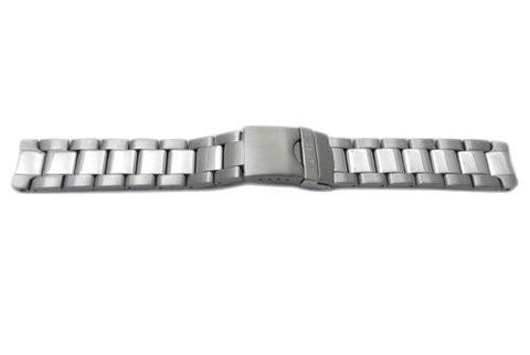 Genuine Swiss Army Officer Series Satin Polished 19mm Stainless Steel Bracelet
