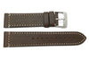 Swiss Army Genuine Smooth Leather Brown Airboss Mach 3 Chrono Series 22mm Watch Strap